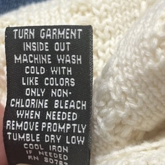 Moda International Medium Off-The-Shoulder Short Sleeve Cable Knit Sweater NWOT - Picture 8 of 8